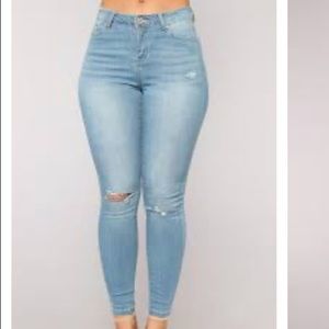Fashion Nova high waist skinny jeans